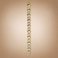 Gold pave heart tennis bracelet