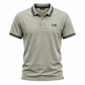 Sage green Cavalli Class tipped polo shirt