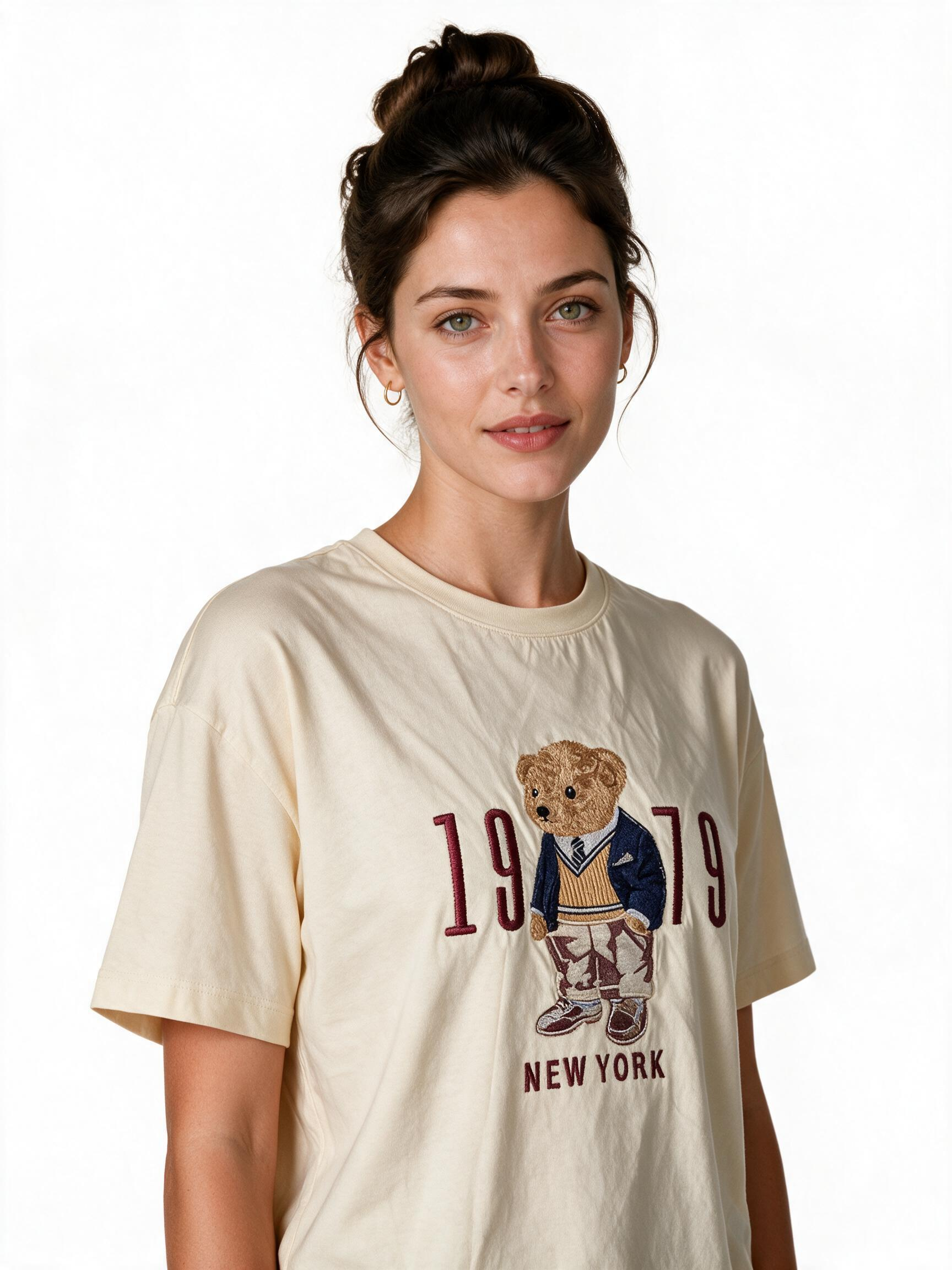 Cream 1979 New York teddy bear print t-shirt