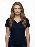 Navy V neck t-shirt