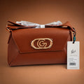 Gabriella Firenze Clara Flap Shoulder Bag – Tan