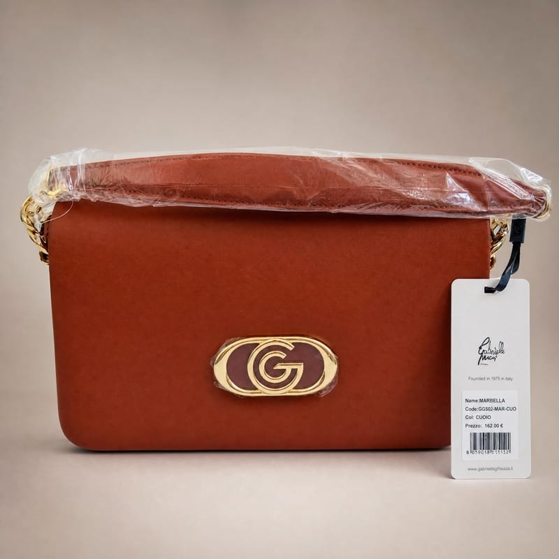 Gabriella Firenze Marbella Shoulder/Baguette Bag – Tan