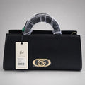 Gabriella Firenze Carlotta Elongated Top-Handle Bag – Black
