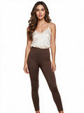 Brown leggings