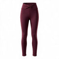 Burgundy leggings