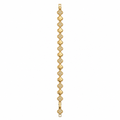 Gold Clover Pave Link Bracelet